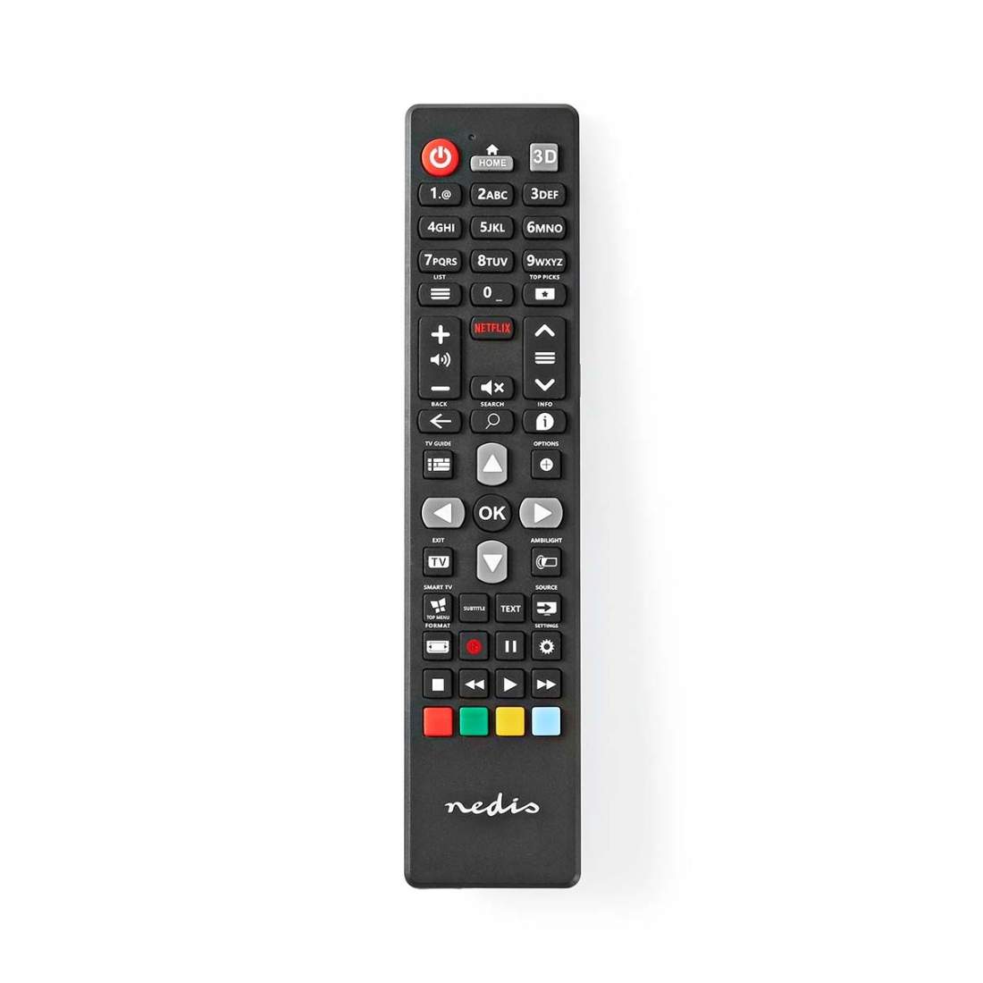 Ersättnings Fjärrkontroll Passar till: Philips Fast 1 Enhet Ambilight Knapp / Netflix Knapp / Rakuten TV Button Infrar | Hem & Hobby - Hem & Hushåll - Bygg | Pryloteket