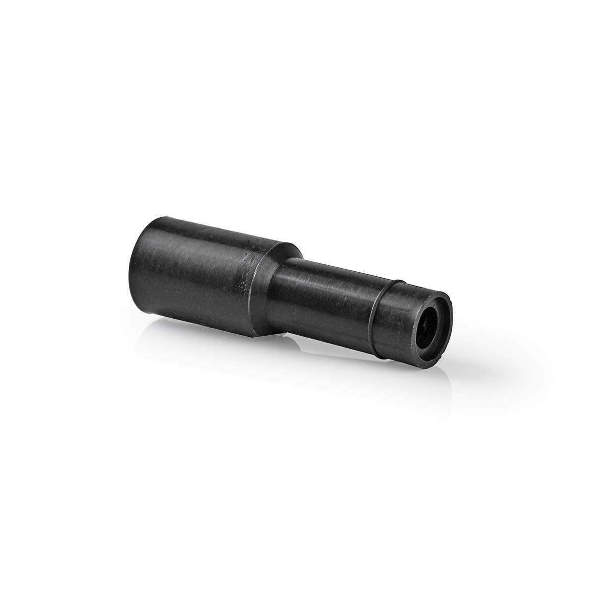 F-Connector | Lige | Kønsløs | PVC | Sort | 25 stk. | Plastikpose