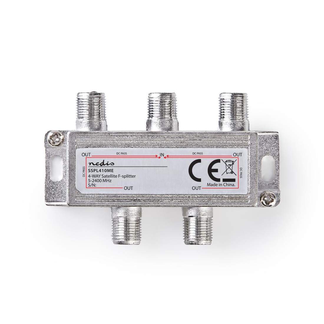 Satellite Splitter 5 - 2400 MHz 11.5 dB Antal ingångar: 1 Antal utgångar: 4 Impedans: 75 Ohm Zinc Silver | Leksaker & Spel - Leksaker - Leksaksfigurer & Dockor - Actionfigurer - DC | Pryloteket