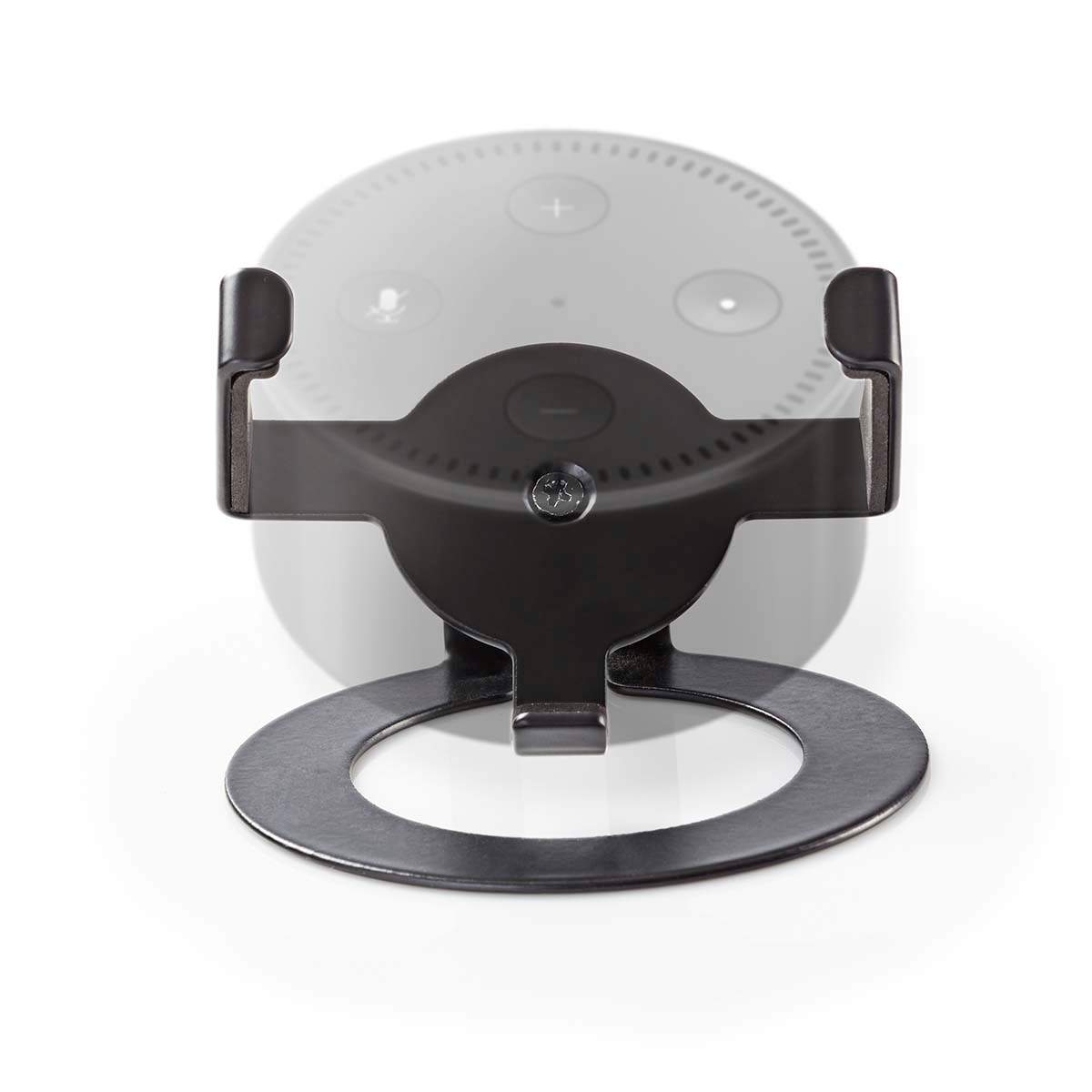 Speaker Mount | Kompatibel med: Amazon Echo Dot | Bord | 1 kg | Fast | Stål | Sort