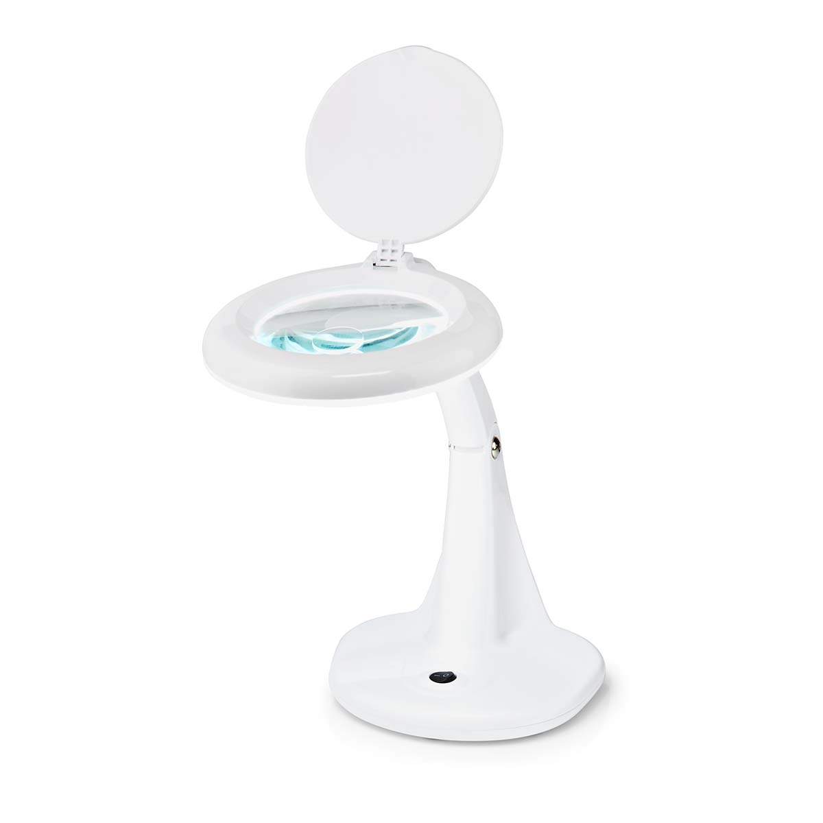 Forstørrende Bordlampe | Linse styrke: 3 + 12 Diopter | 6500 K | 6.5 W | 585 lm | Hvid