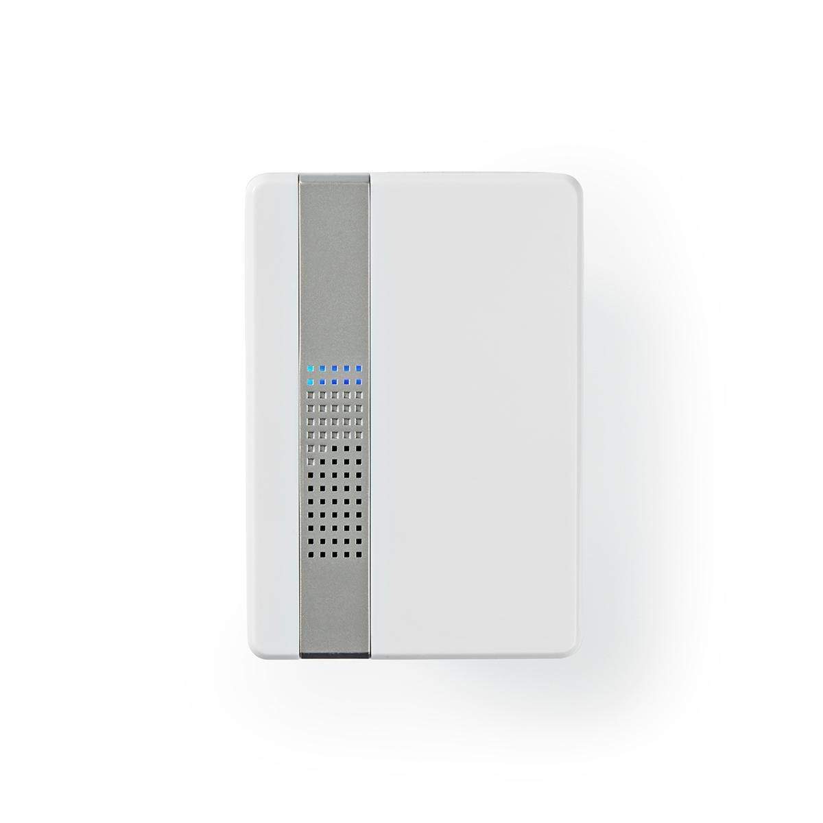 Trådløst Dørklokke Sæt | Strømforsyning | 220 - 240 V AC 50 Hz | 1x CR2032 | Volume: 80 dB | Signalområde: 300 m | IP44 | Justér