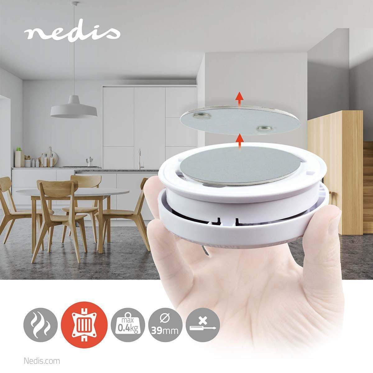 Alternativ bild 1 för Nedis DTCTBR05 detector mount/base cover plate