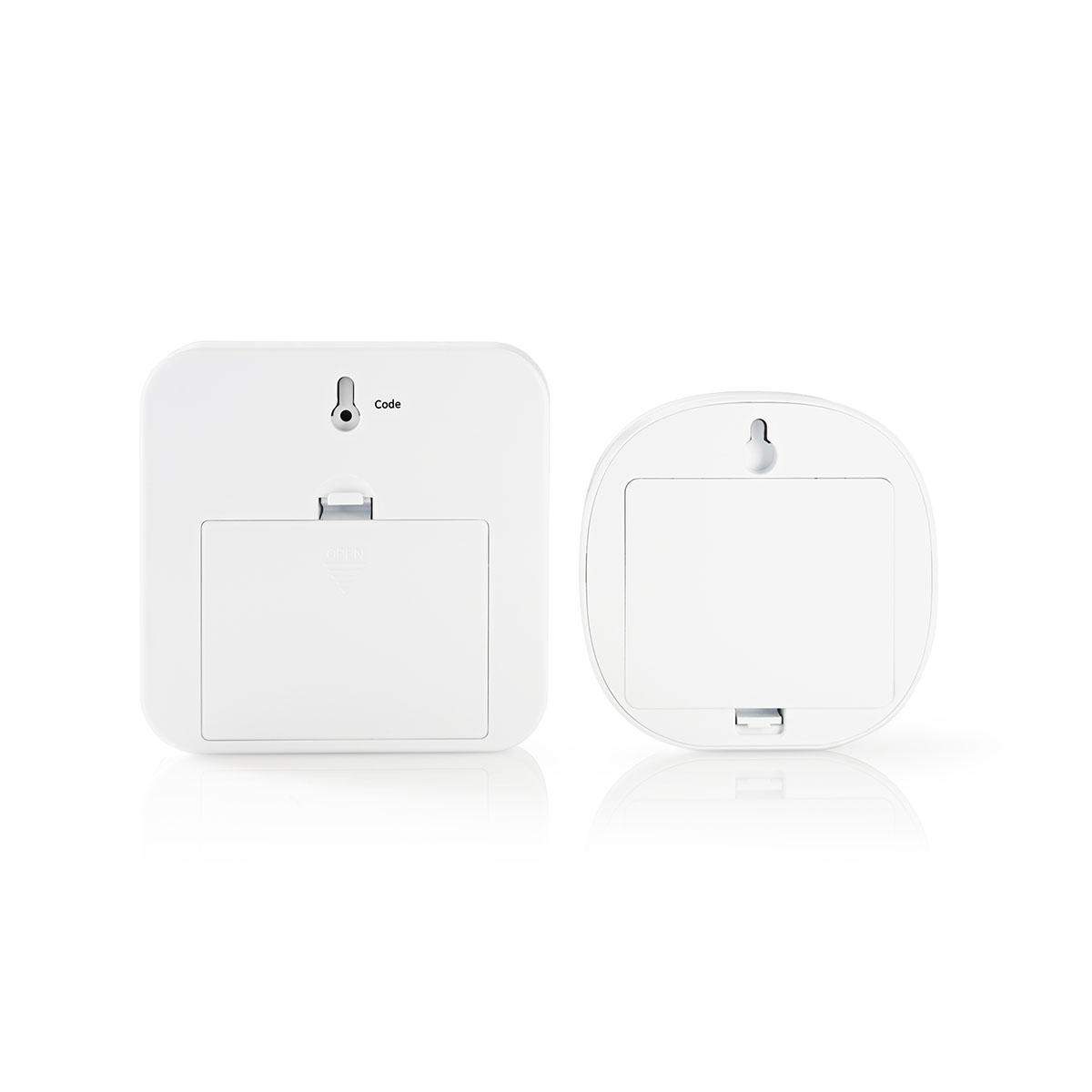Alternativ bild 1 för Nedis Home Security Motion Detector Chime - home automation kit - white