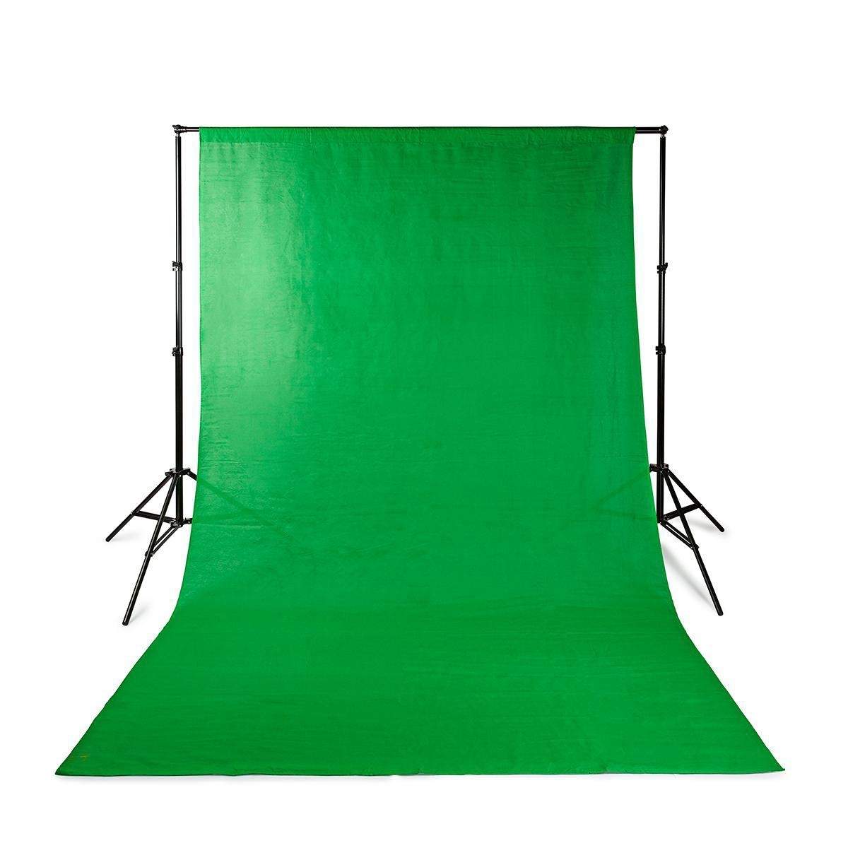 Fotostudie Baggrund Set | 1,90 x 2,95 m | Rejsetaske inkluderet | Stativer inkluderet | Sort | 1 stk.