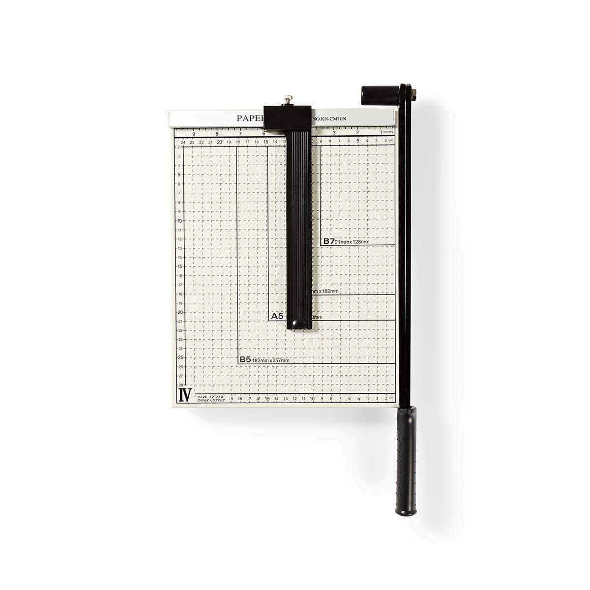 Dokumentförstörare Max. skärstorlek: 210 x 297 mm Typ av kniv: Metall Metall Svart / Vit | Hem & Hobby | Pryloteket