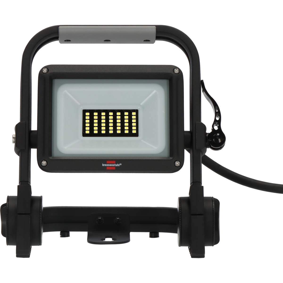 Mobil LED konstruktionslampe JARO 3060 M / LED nødbelysning til udvendig 20W (arbejdslampe med 2m kabel og hurtigudløsning, LED