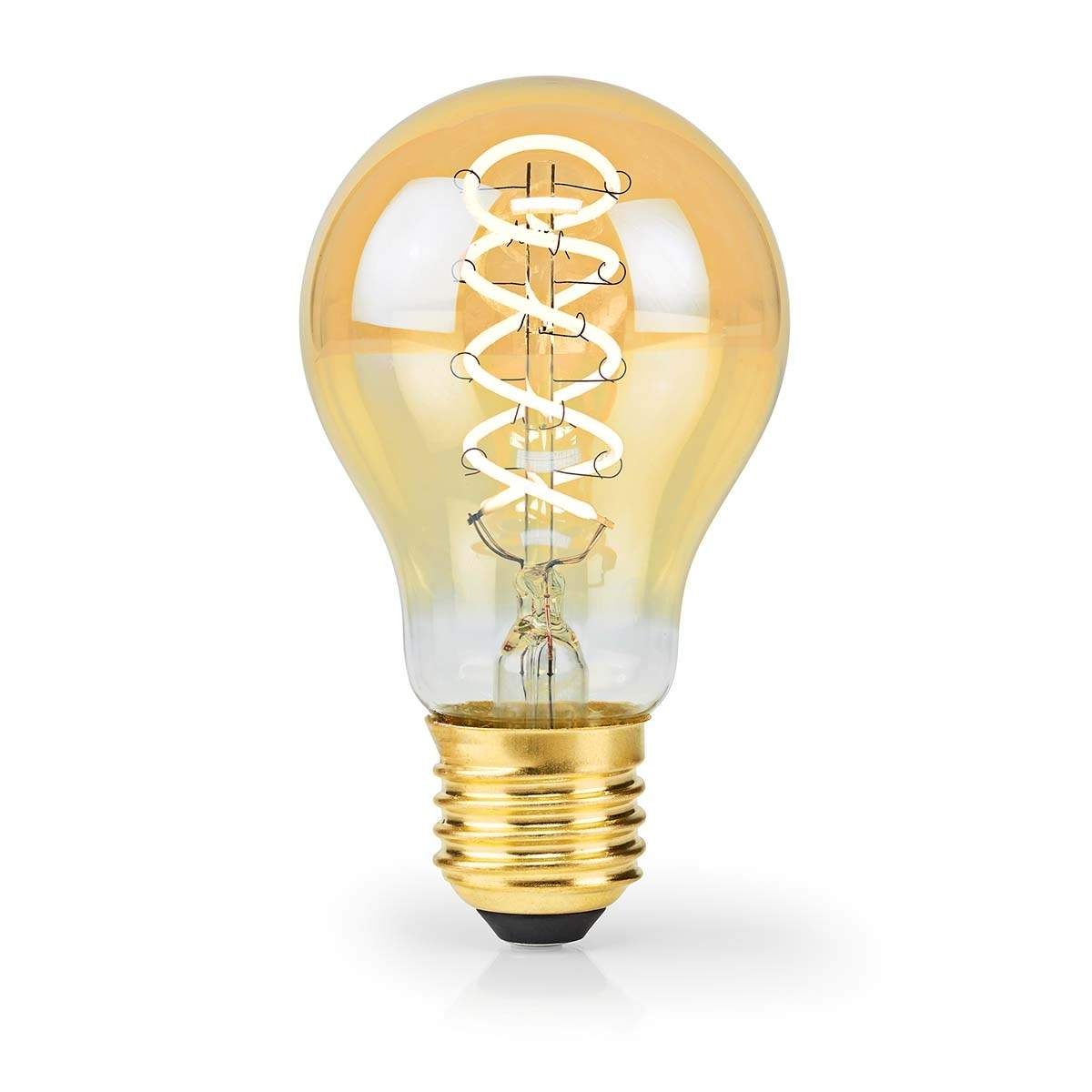 Nedis LED glødepære E27 | A60 | 3.8 W | 250 lm | 2100 K | Dæmpbar | Ekstra varm hvid | Retro stil | 1 stk.