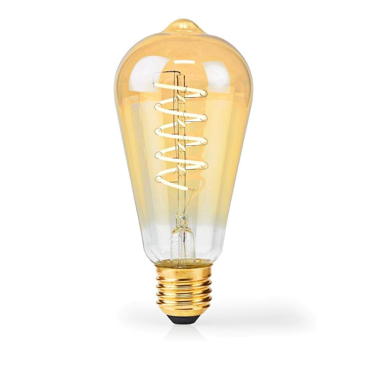LED glødepære E27 | ST64 | 3.8 W | 250 lm | 2100 K | Dimbar | Ekstra varm hvid | Retro stil | 1 stk.