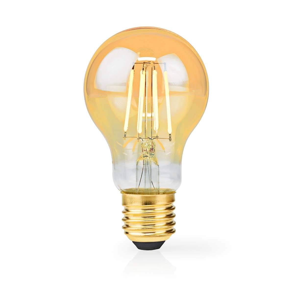 LED glødepære E27 | A60 | 4.9 W | 470 lm | 2100 K | Dimbar | Ekstra varm hvid | Retro stil | 1 stk.