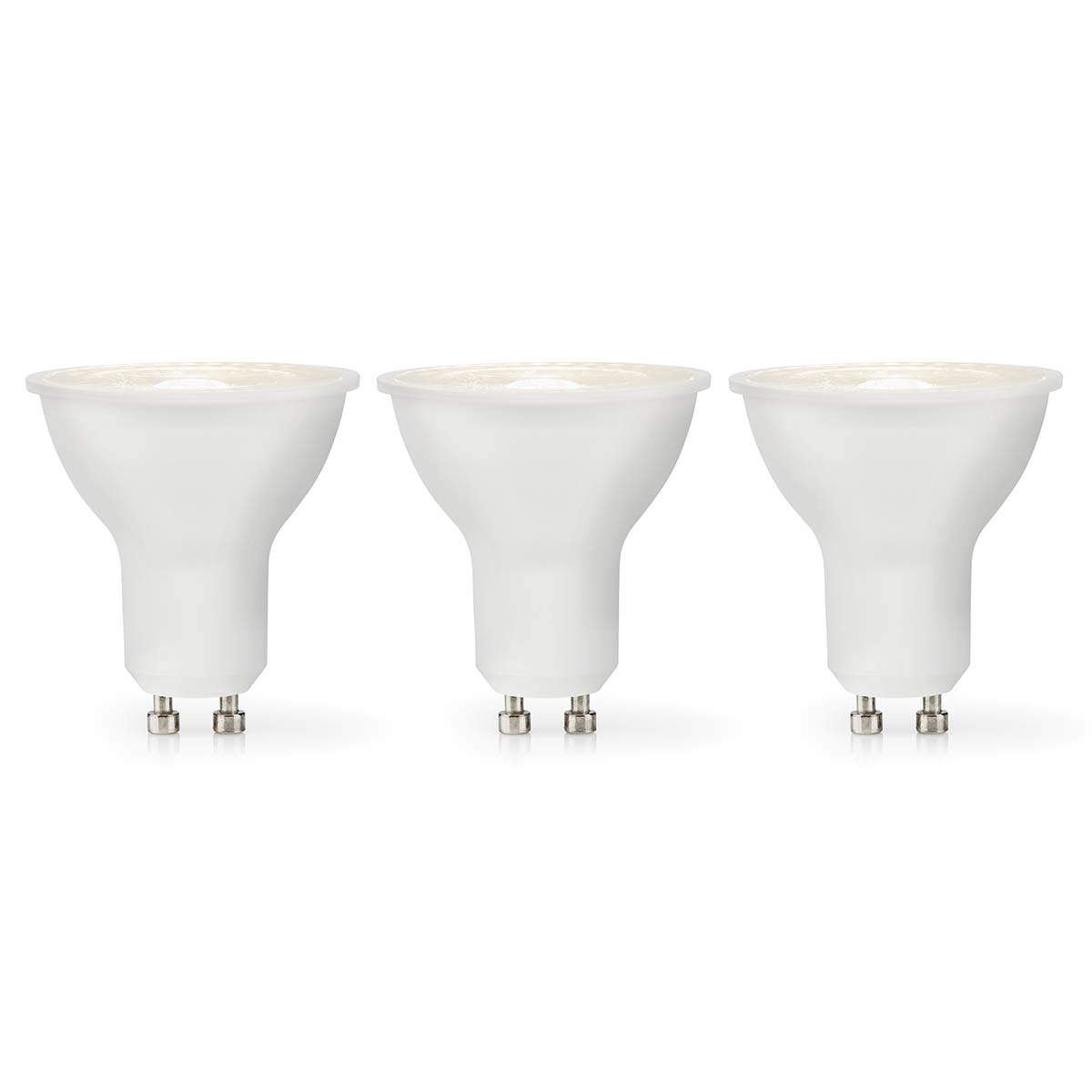 LED Pære GU10 | Spot | 4.5 W | 345 lm | 2700 K | Dimbar | Varm Hvid | Retro stil | 3 stk.