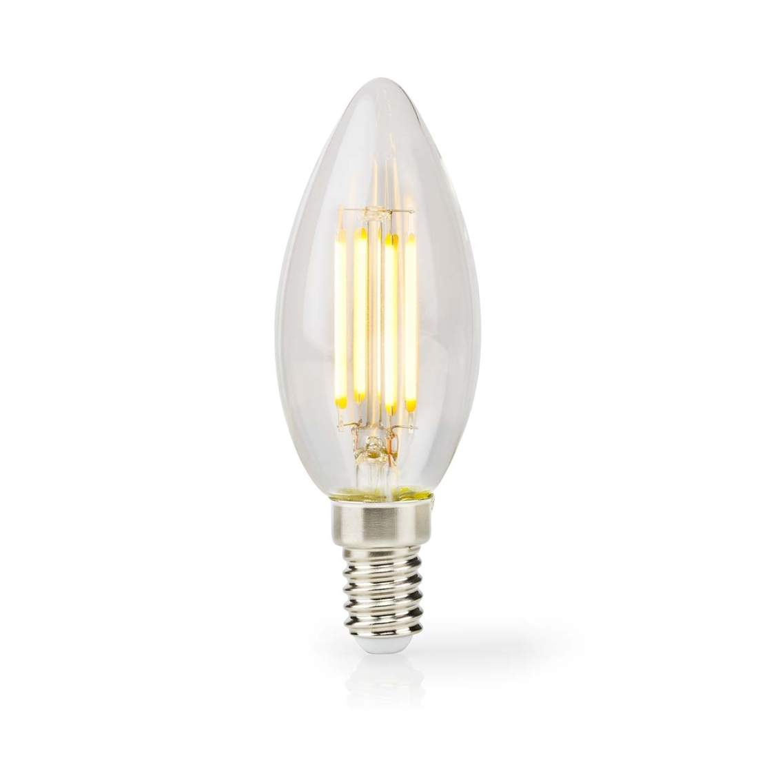 LED-lampa Lampa E14 Ljus 4.5 W 470 lm 2700 K Dimbar Varm Vit Retrostil 1 st. Tydlig | Hem & Hobby | Pryloteket
