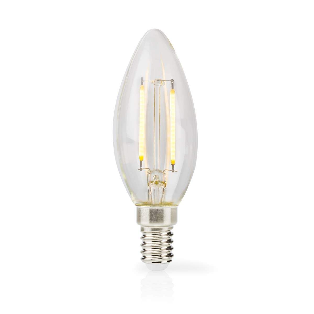 LED-lampe Pære E14 | Stearinlys | 2 W | 250 lm | 2700 K | Varm Hvid | Retro stil | 1 stk. | Klart
