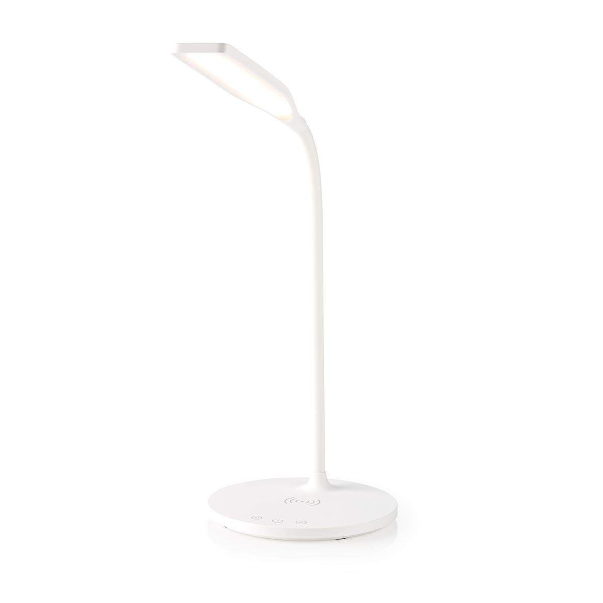 LED-lampe med trådløs oplader | Dimmer - Til produkt | LED / Qi | 10 W | Med dæmpning | Cool Hvid / Naturlig Hvid / Varm Hvid |
