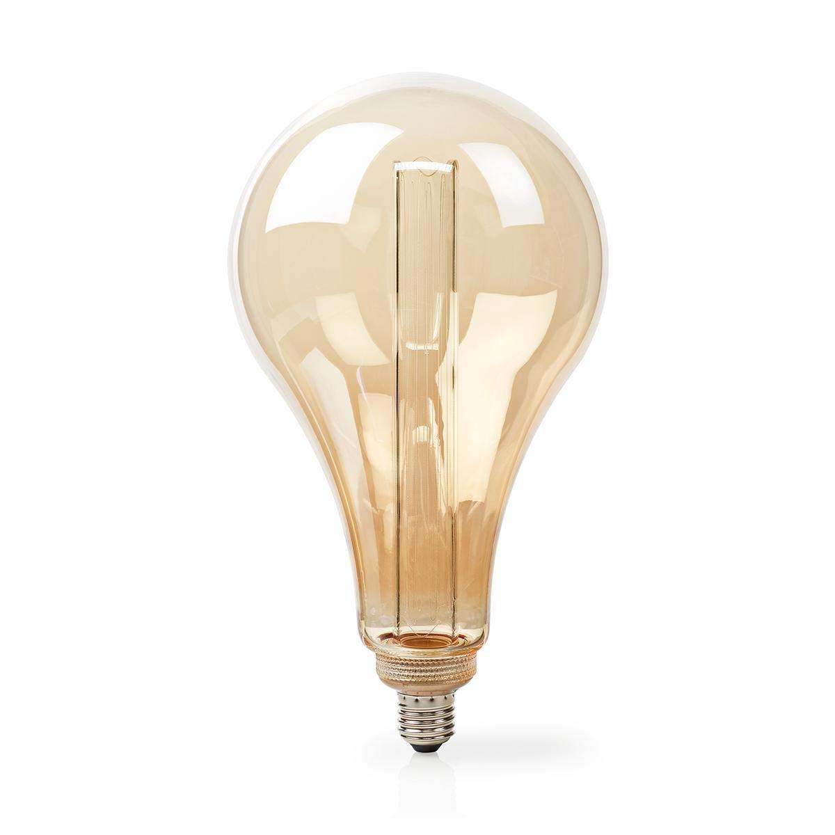 Nedis LED glødepære E27 | PS165 | 3.5 W | 120 lm | 1800 K | Dæmpbar | Med guld-rød finish | Retro stil | 1 stk.