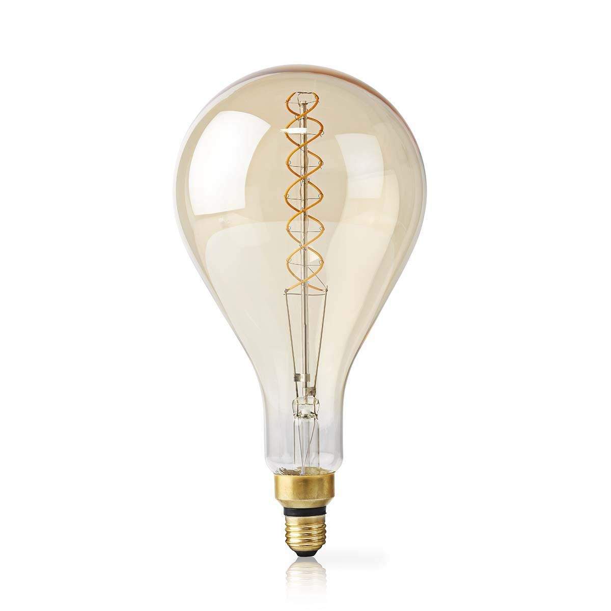 Nedis LED glødepære E27 | A160 | 5 W | 280 lm | 2000 K | Dæmpbar | Varm Hvid | Retro stil | 1 stk.