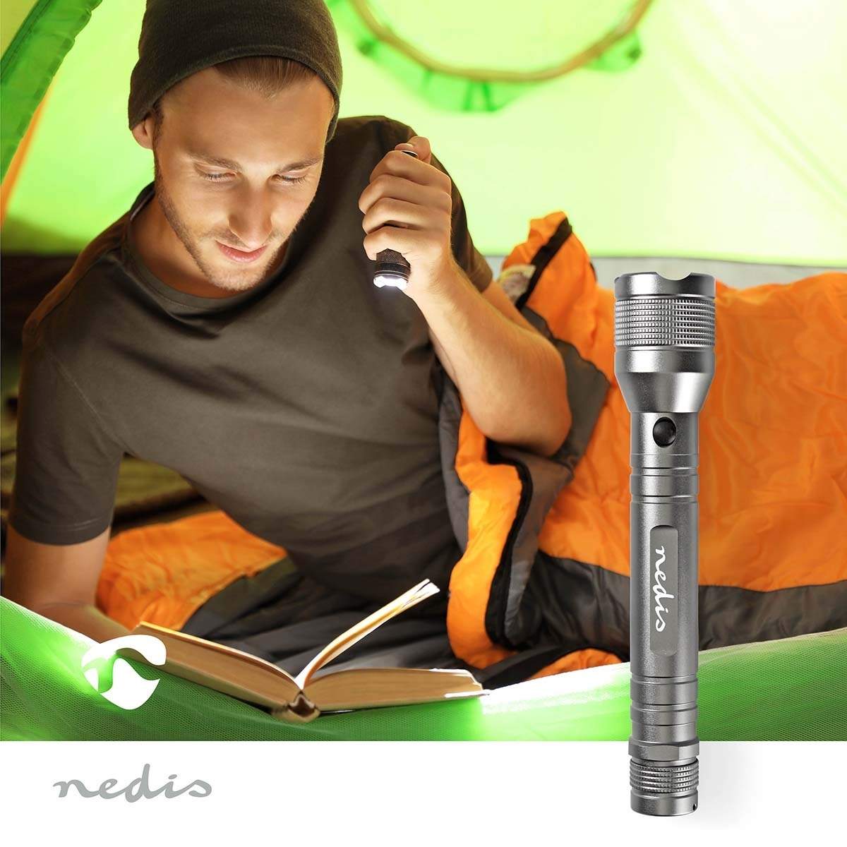 Alternativ bild 1 för Nedis LTRH10WGY flashlight