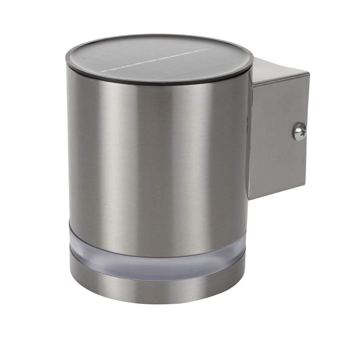 Solar Vægpære LED Sølv