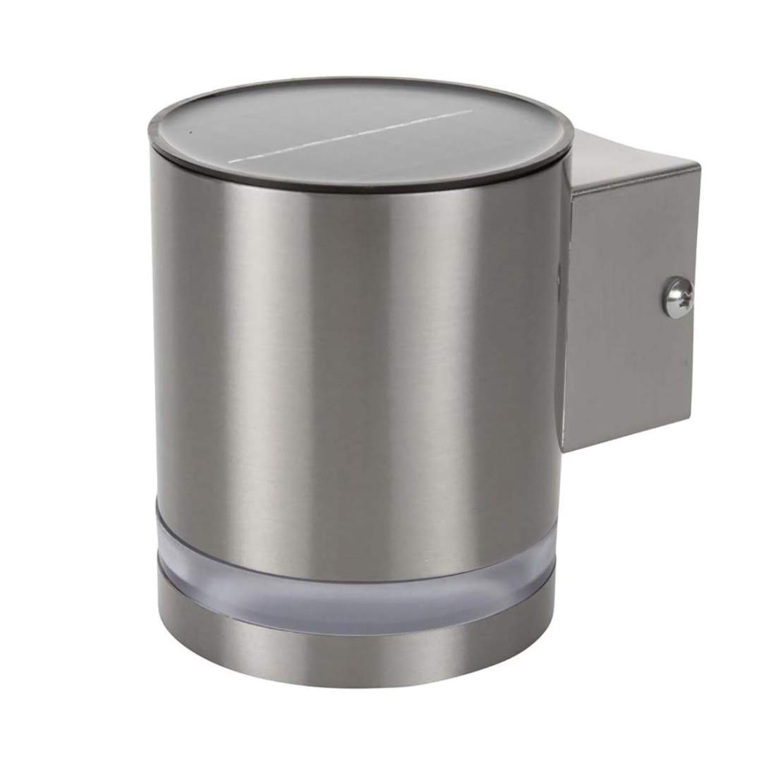 Solar Vägglampa Lysdioder Silver | Hem & Hobby | Pryloteket