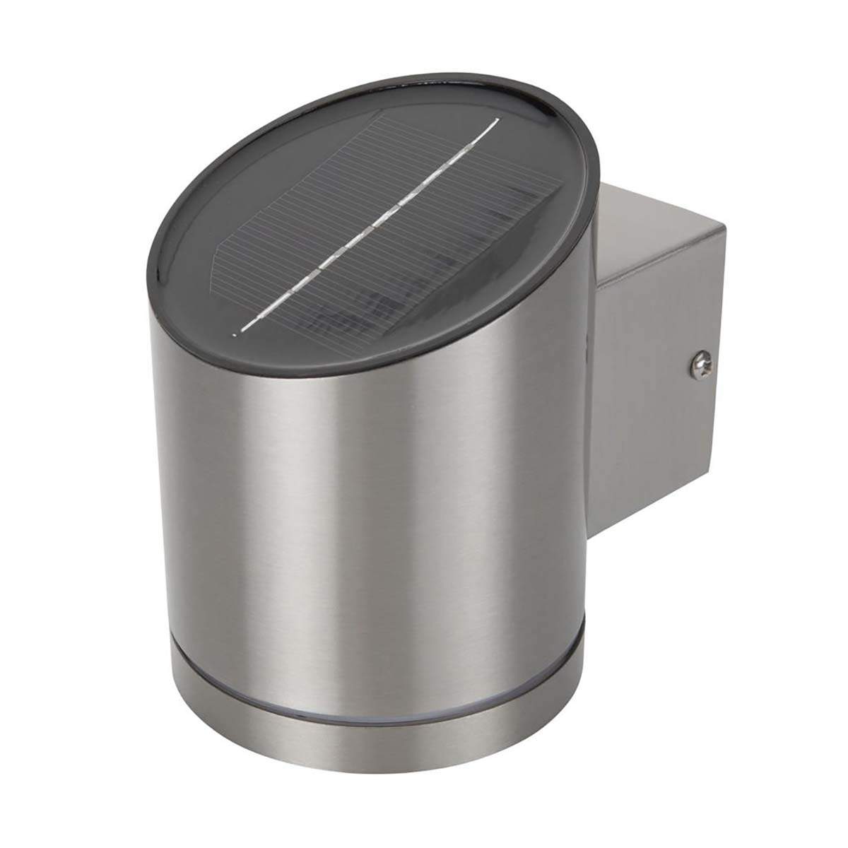 Solar Vægpære LED Sølv