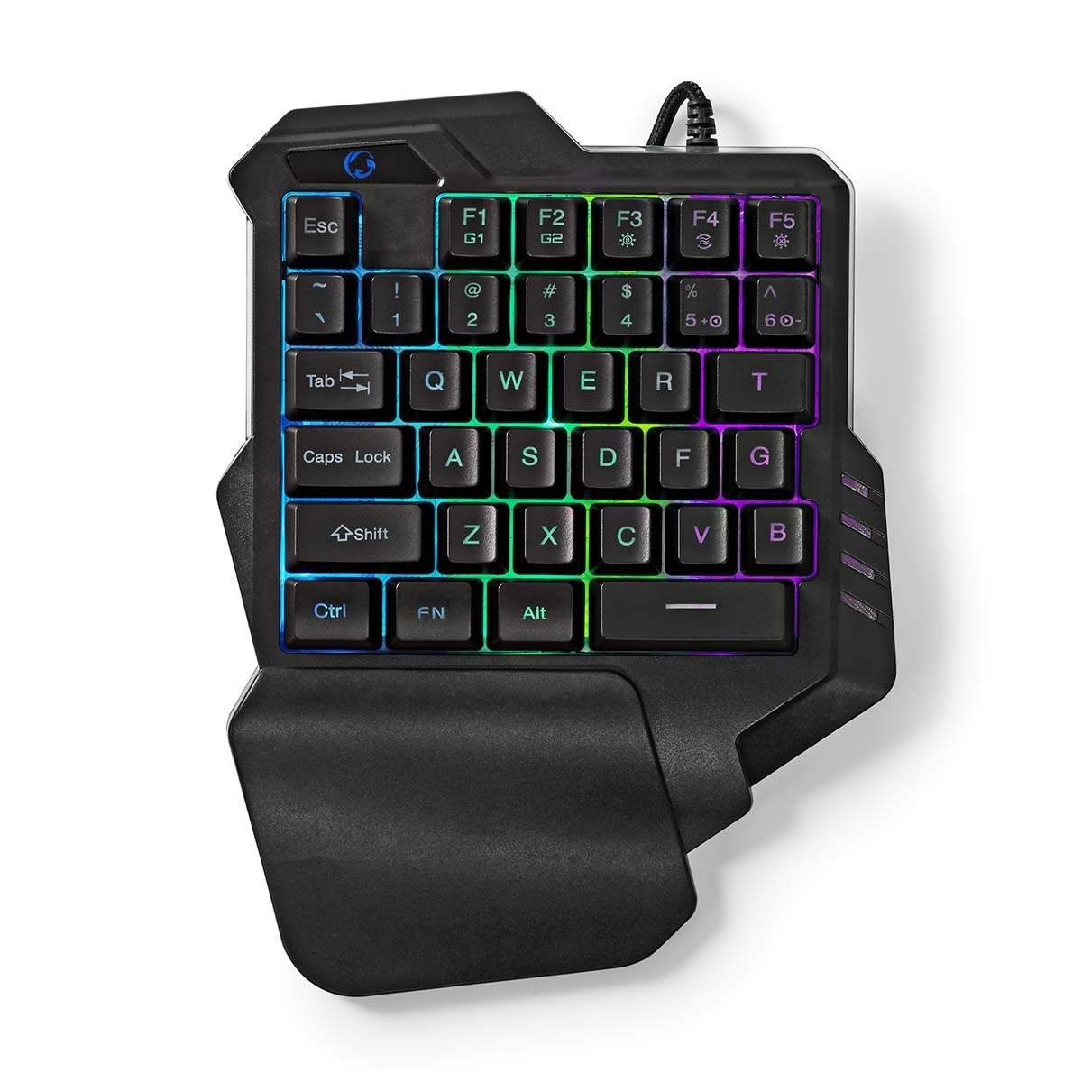 Wired Gaming Keyboard | USB Type-A | Membrane Nøgler | RGB | Enhånds | Universel | USB Drevet | Strømkabellængde: 1.60 m | Gamin