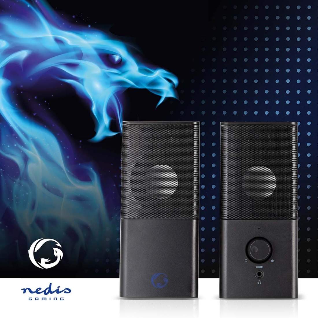 Alternativ bild 1 för Nedis - speakers - for PC - 2.0-kanals
