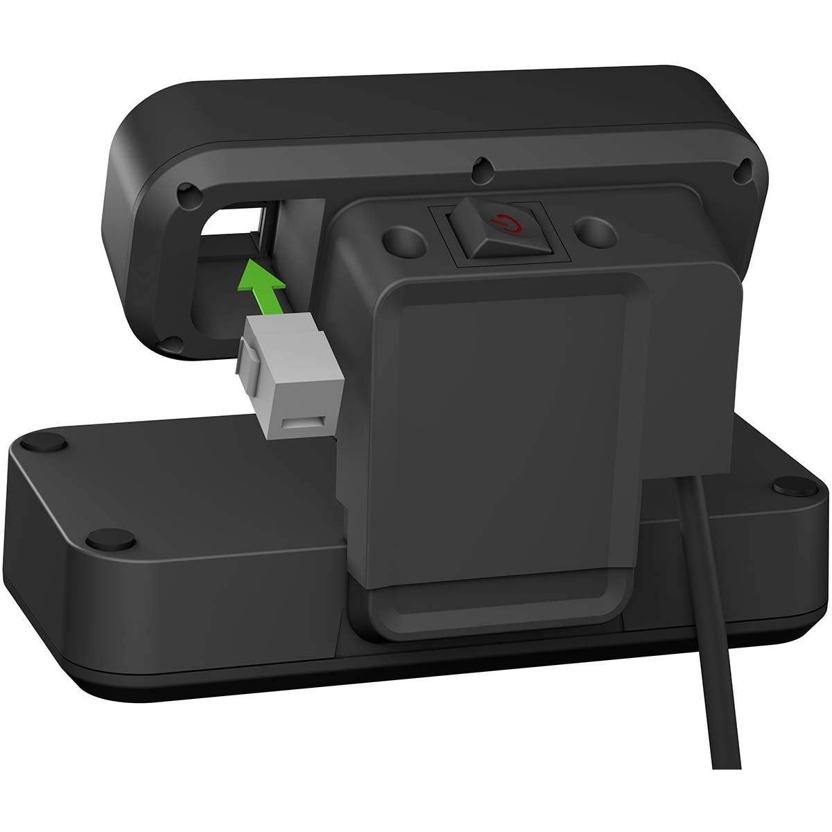 Alternativ bild 1 för Brennenstuhl 1153580110, 2 m, inomhus, IP20, Polyvinylklorid (PVC), Svart, Silver, 9 AC-utgångar