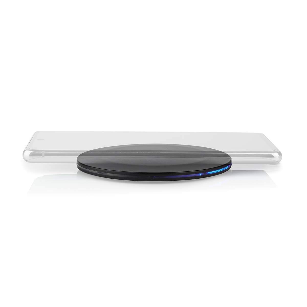 Trådløs oplader | 5 / 7.5 / 10 / 15 W | 2 A | LED-indikator i brug | Inkluderet kabel | USB Type-A | 1.00 m billede