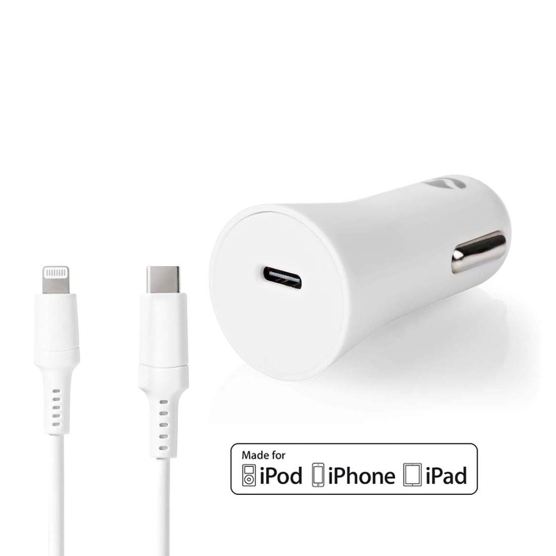 Billaddare 20 W 1.67 / 2.22 / 3.0 A Antal utgångar: 1 Port typ: USB-C™ Lightning 8-Pin (Lös) Kabel 1.0 m Automatis | Elektronik - Kablar & Adaptrar - Adaptrar & Signalomvandlare - Lightning | Pryloteket