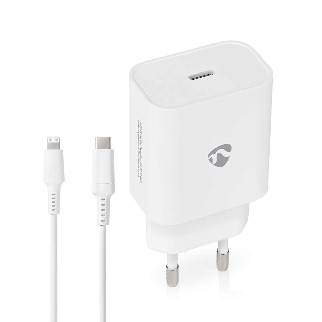 Väggladdare 20 W Snabbladdnings funktion 1.67 A / 2.22 A / 3.0 A Antal utgångar: 1 USB-C™ Lightning 8-Pin (Lös) Kabe | Elektronik - Kablar & Adaptrar - Adaptrar & Signalomvandlare - Lightning | Pryloteket
