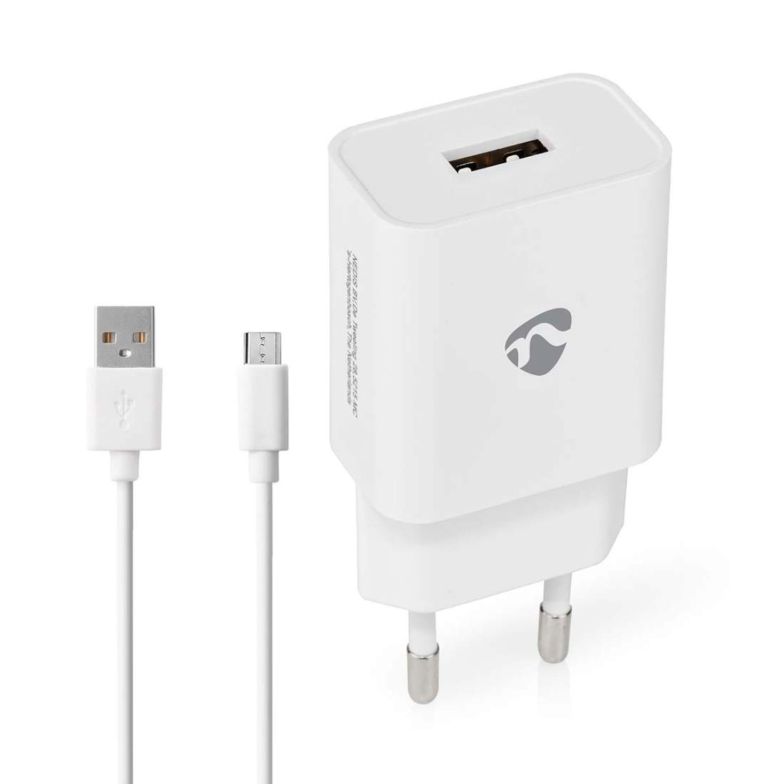 Väggladdare 12 W Snabbladdnings funktion 1x 2.1 A A Antal utgångar: 1 USB-A Micro USB (Lös) Kabel 1.00 m Single | Elektronik - Speltillbehör - Nintendo - Nintendo Switch - Laddare | Pryloteket