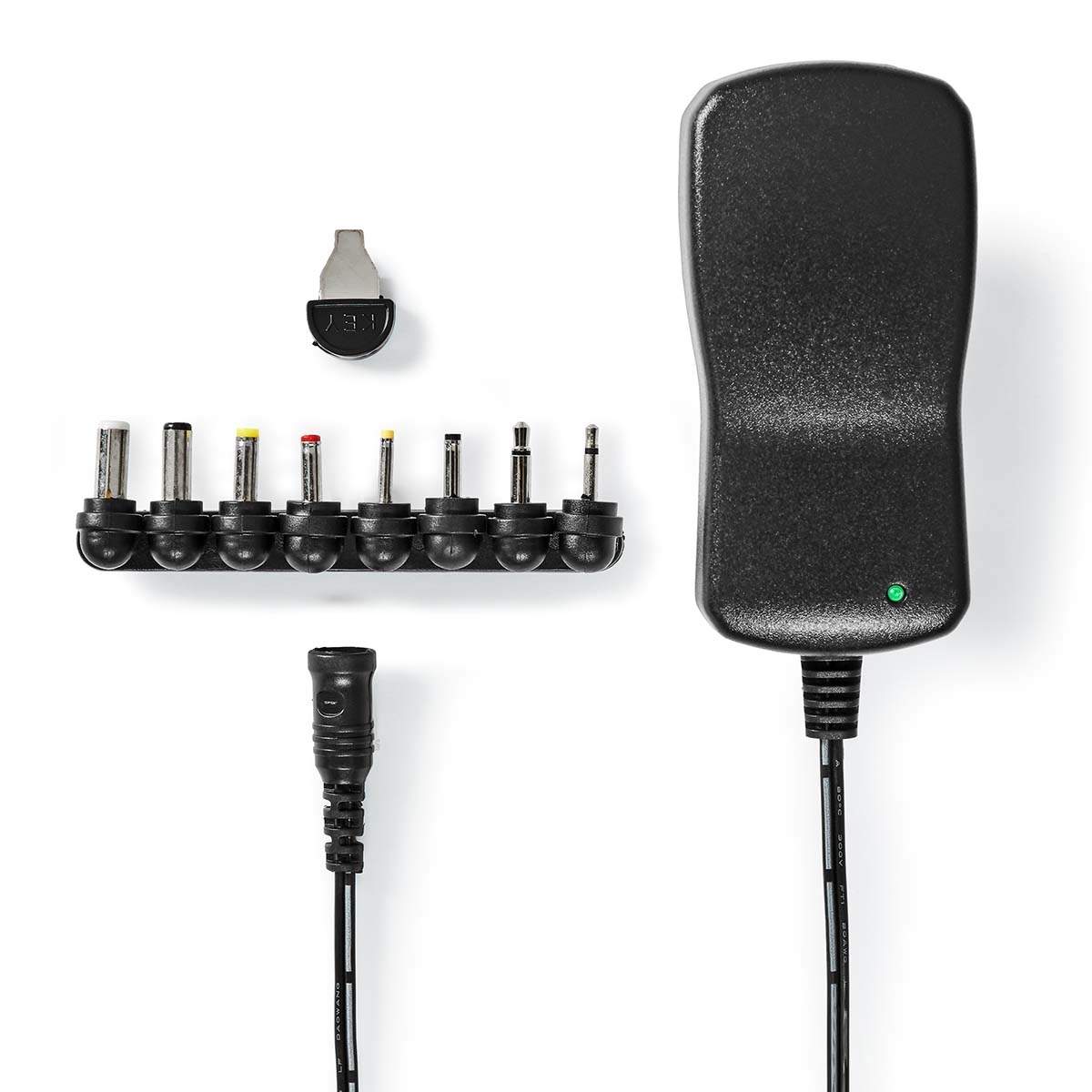 Universal AC Power Adapter | 18 W | 3 - 12 V DC | 1.10 m | 1.5 A | 8 plug(s) | Sort