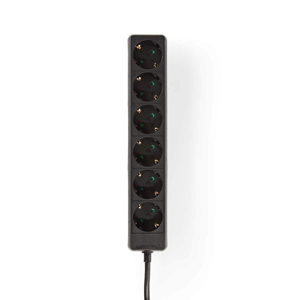 Udvidelse Socket | Stikprop med sidebens jord / Type F (CEE 7/7) | 6-vejs | 1.50 m | 3680 W | 16 A | Slags jordforbindelse: Side