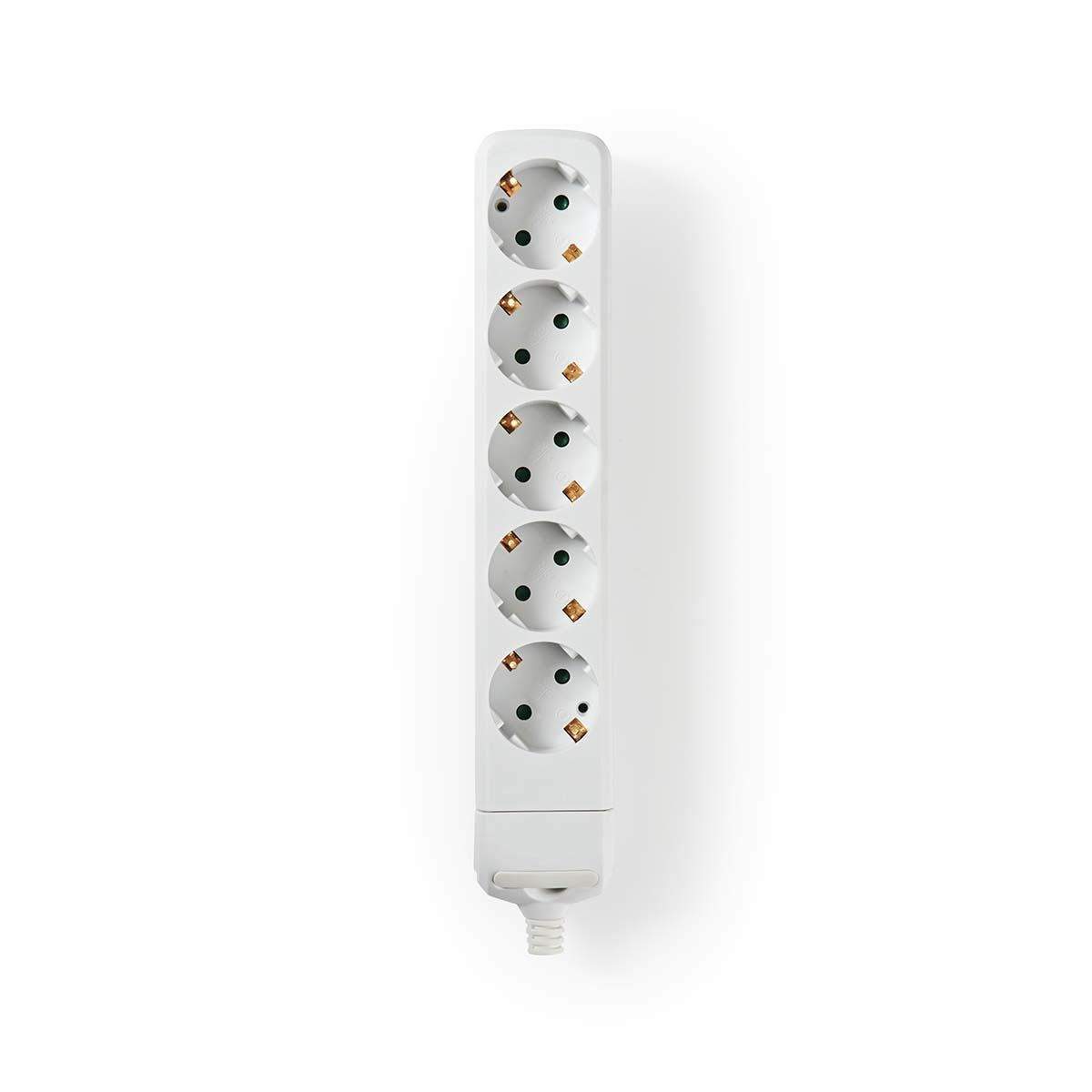 Udvidelse Socket | Stikprop med sidebens jord / Type F (CEE 7/7) | 5-vejs | 3680 W | 16 A | Slags jordforbindelse: Sidekontakter