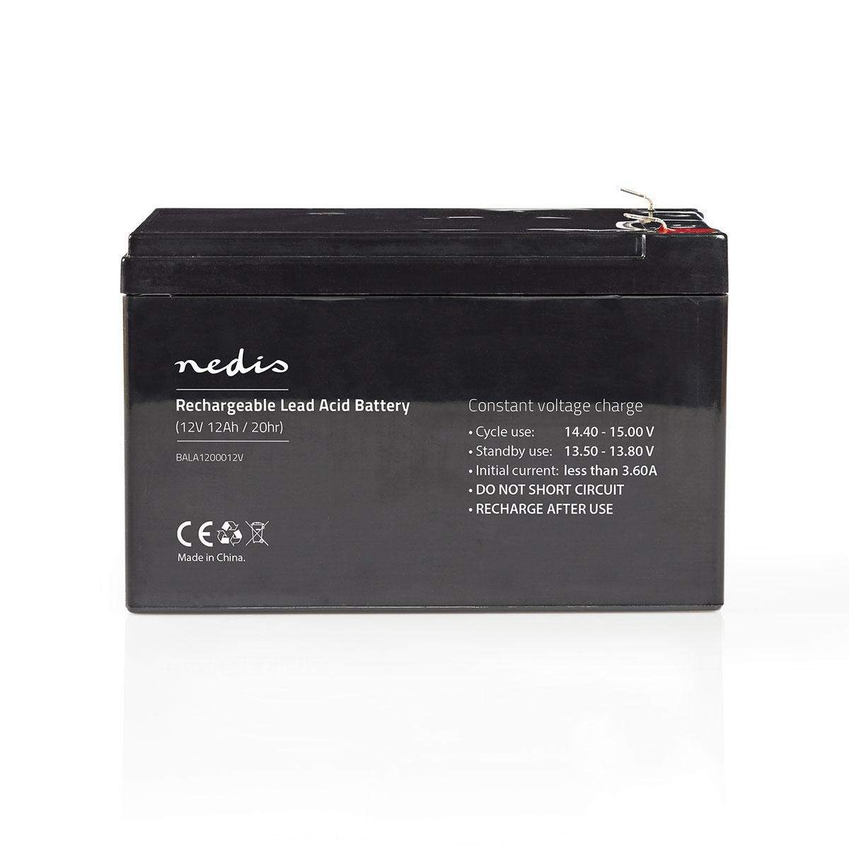 Genopladeligt blybatteri | Bly-syre | Opladningsbar | 12 V | 12000 mAh