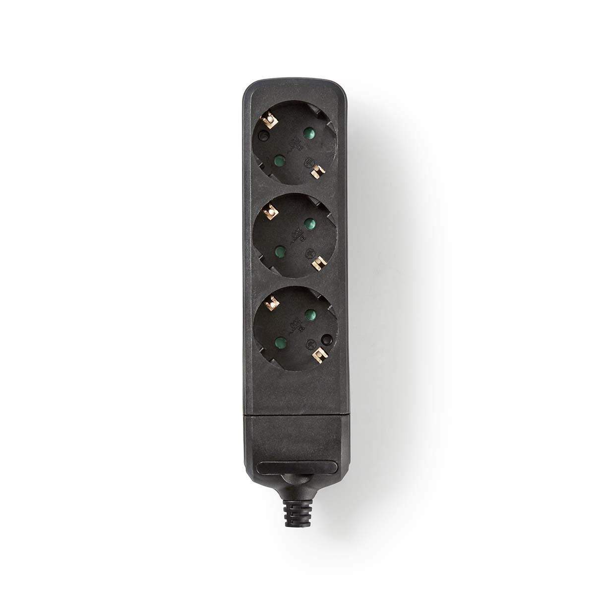 Udvidelse Socket | Stikprop med sidebens jord / Type F (CEE 7/7) | 3-vejs | 3680 W | 16 A | Slags jordforbindelse: Sidekontakter
