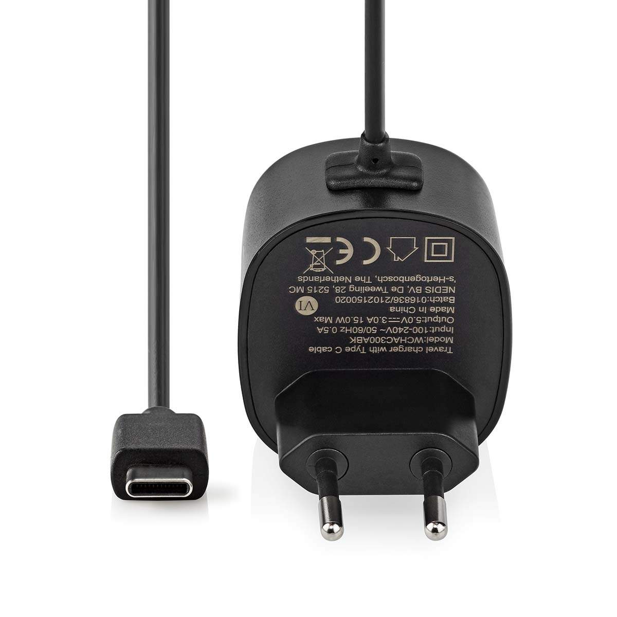 Alternativ bild 1 för Nedis WCHAC300ABK power adapter - 24 pin USB-C