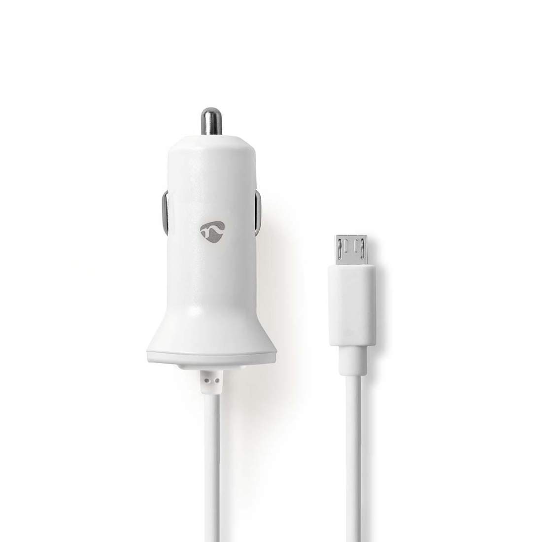 Billaddare | 12 W | 1x 2.4 A | Antal utgångar: 1 | Micro USB (Fast) Kabel | 1.00 m | Single Voltage Output