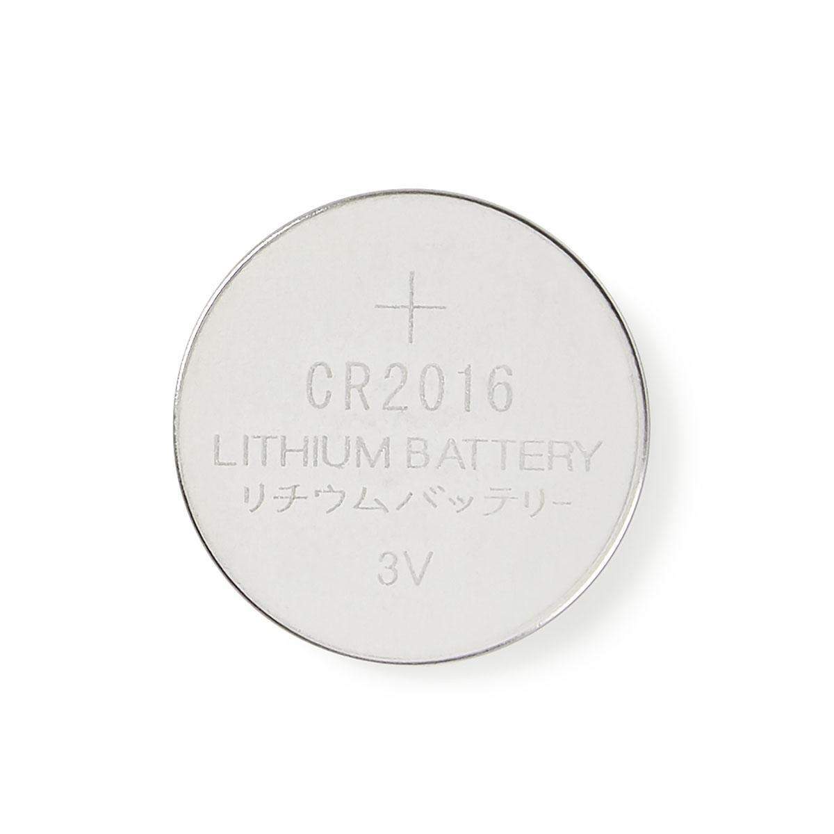Litiumnappiparisto CR2016 | 3 V DC | 5 - Läpipainopakkaus | Hopea