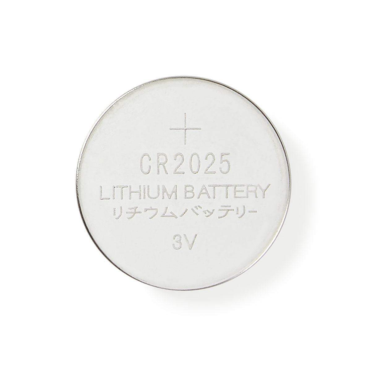 Litiumnappiparisto CR2025 | 3 V DC | 5 - Läpipainopakkaus | Hopea