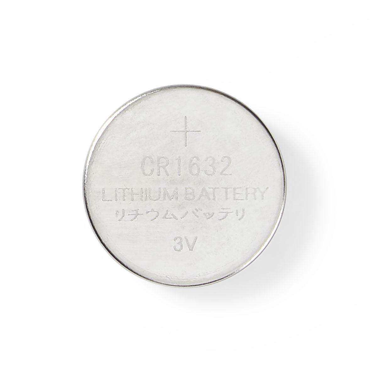 Litiumnappiparisto CR1632 | 3 V DC | Esiladattu | 5 - Läpipainopakkaus | Erilaisia laitteita | Hopea