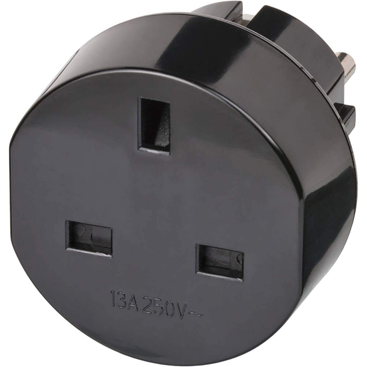 Rejseadapter GB-til-Europa Earthed