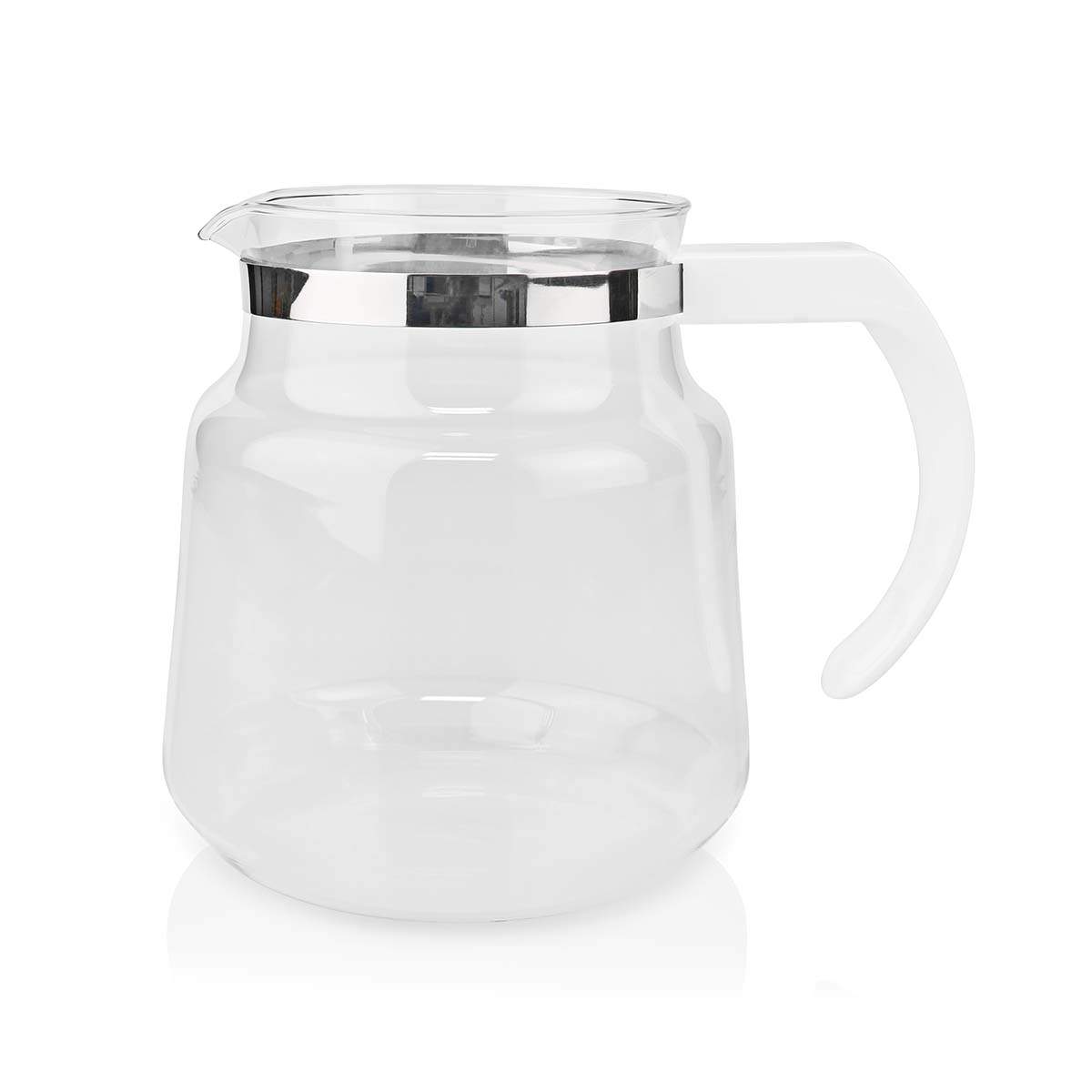 Glass kaffekannan Kompatibel med: Moccamaster K / KB/ 1 0PL / Excellent 10S 1.2 l Vit | Hem & Hobby | Pryloteket