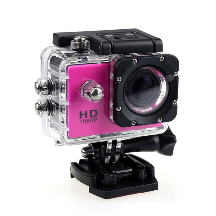 Sport Cam Full HD 1080p/720p - med tilbehør
