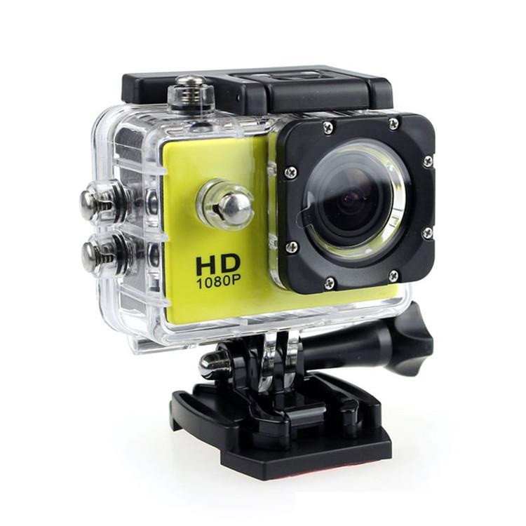 Sport Cam Full HD 1080p/720p - med tilbehør