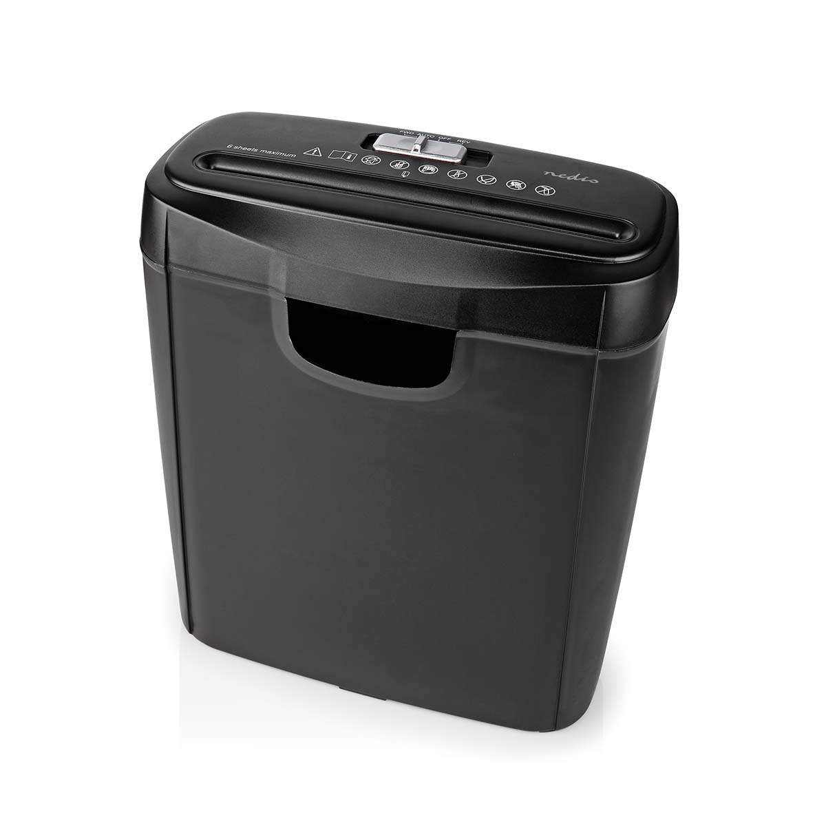 Dokumentförstörare 6x A4-sidor 10 l Säkerhetsstandard: DIN 2 190 W Svart | Hem & Hobby | Pryloteket