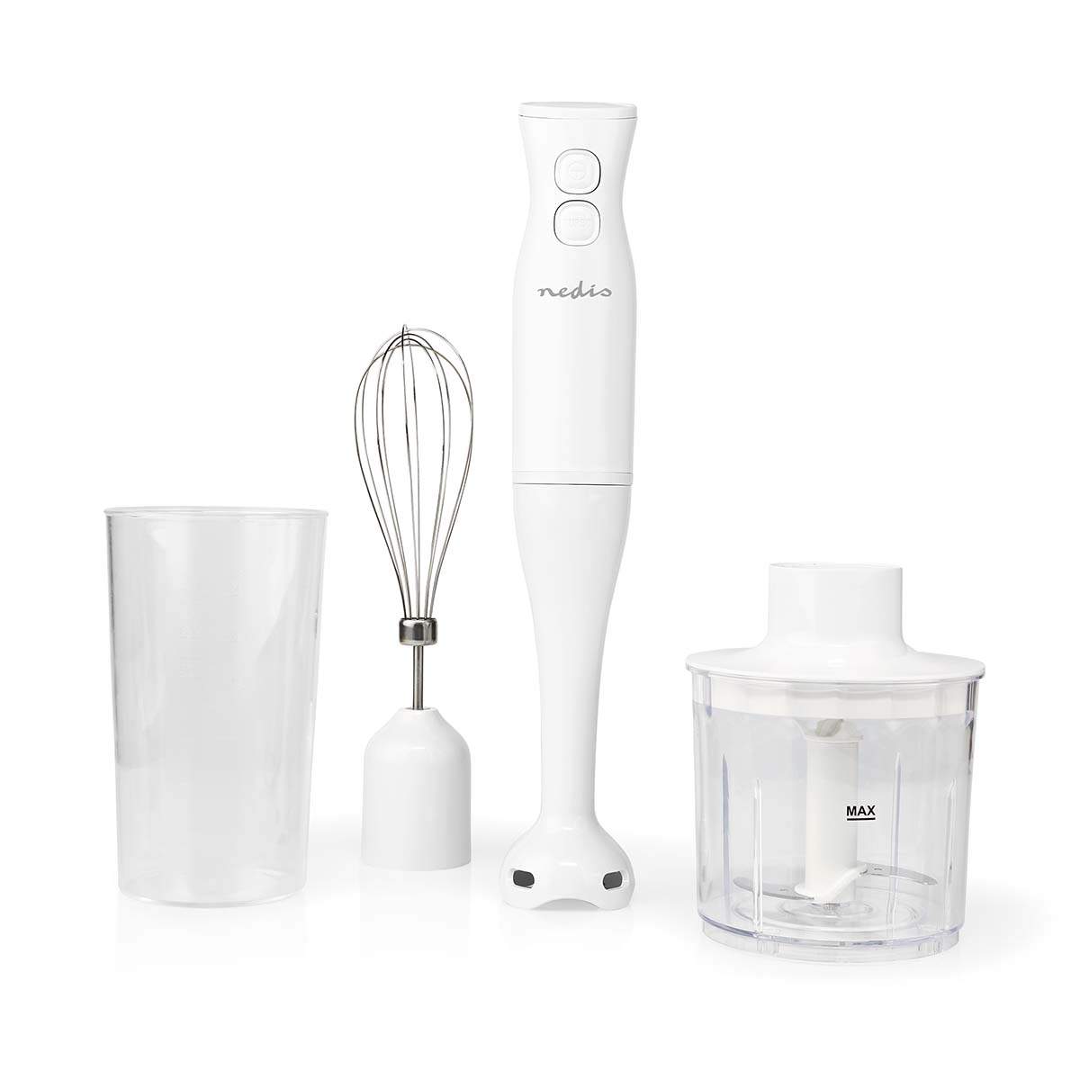 Hand Blender | 400 W | Hastighedsindstillinger: 2-hastighedsindstilling | Chopper | Hvid