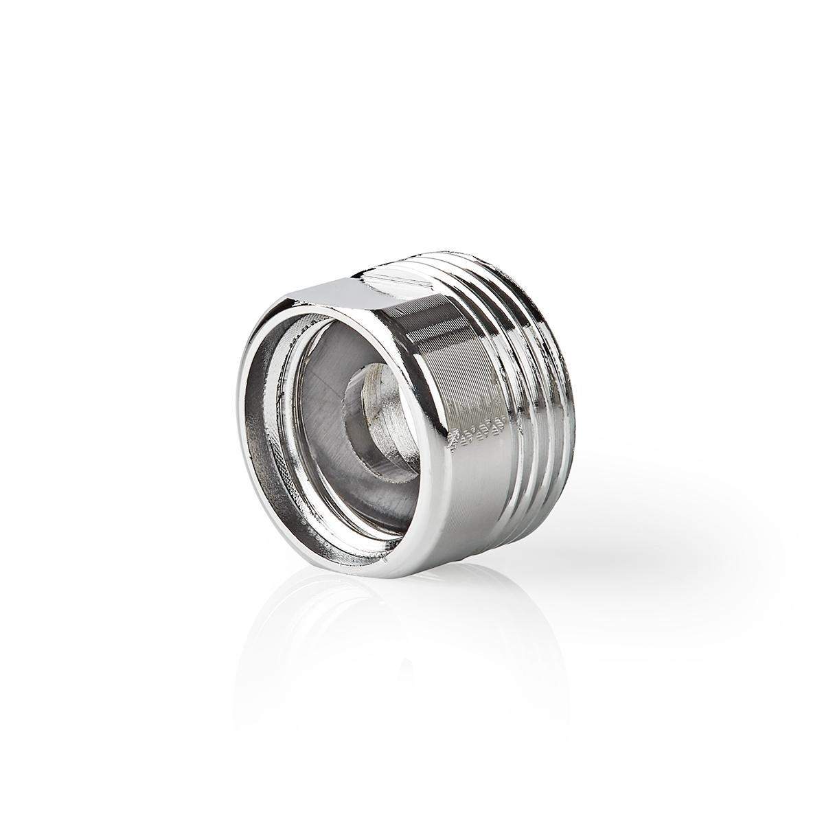 Slangeadapter | 1/2'' | 3/4'' | Metal | Sølv