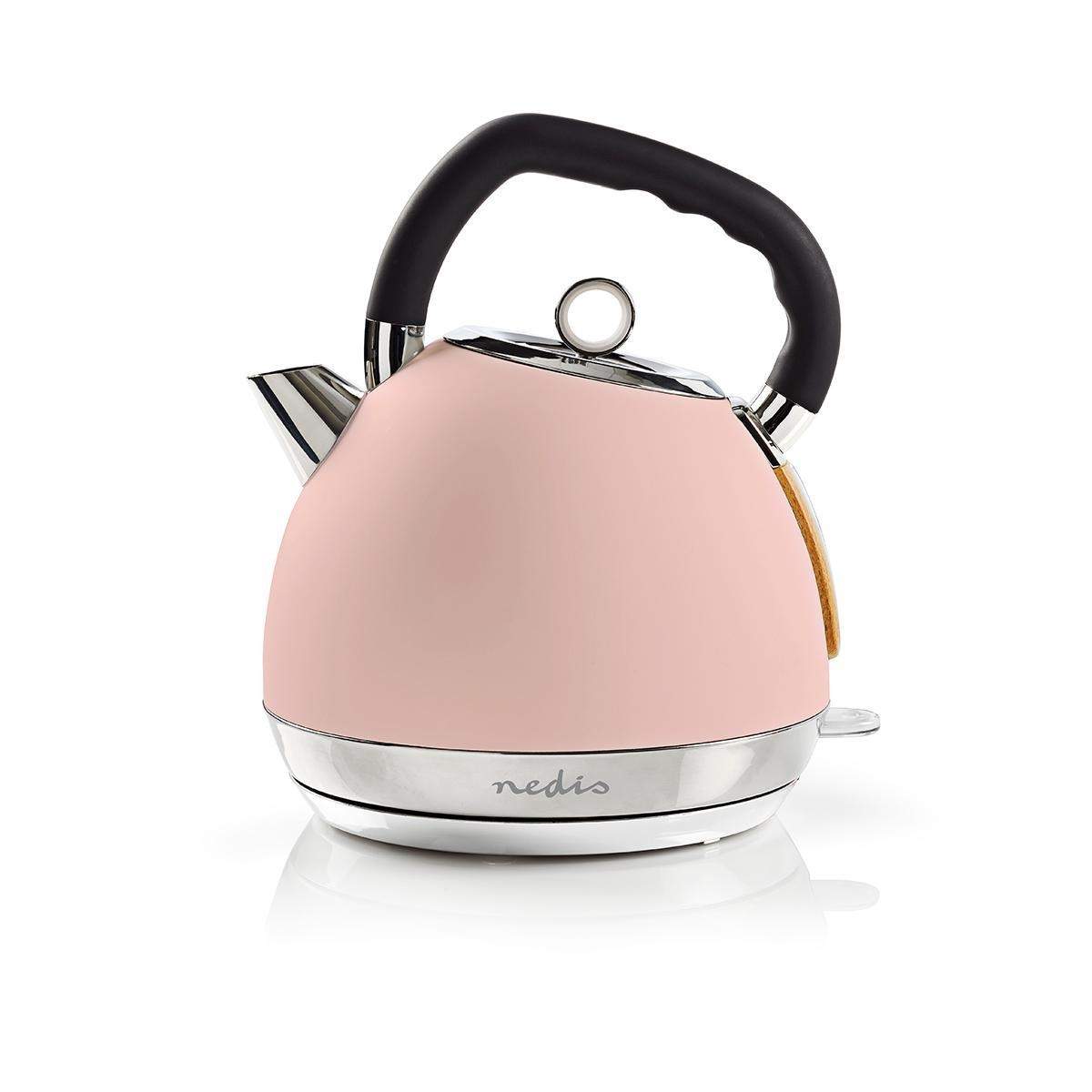 Elkedel | 1.8 l | Soft-Touch | Pink | Drejelig 360 grader | Skjult varmeelement | Strix®-controller | Beskyttelse mod kogetørrin