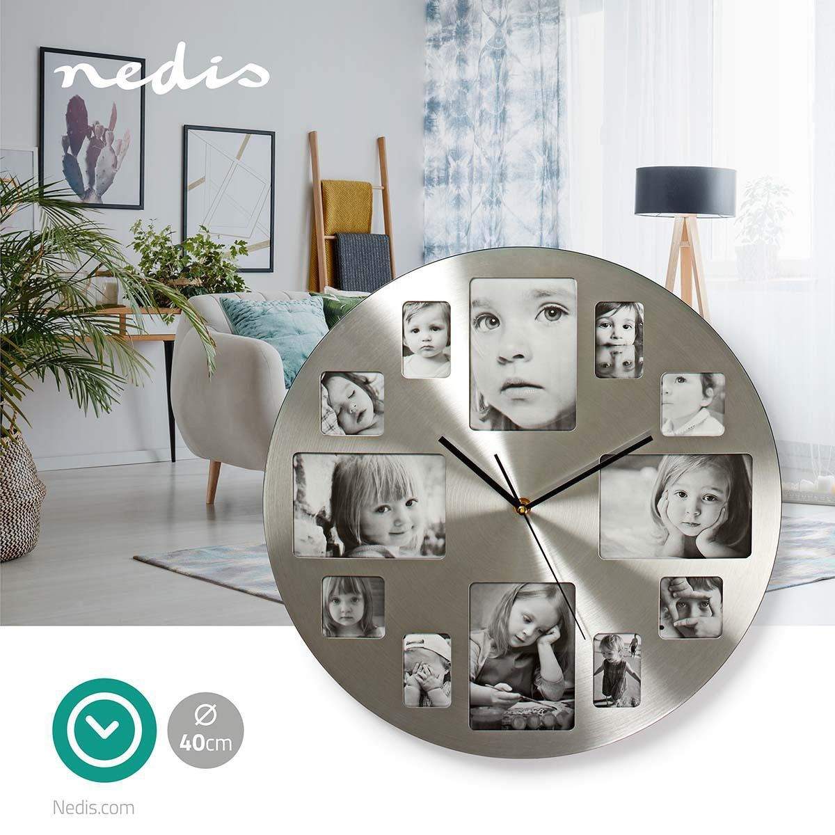 Alternativ bild 1 för Nedis CLWA003PH40 wall/table clock